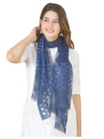 Net Self Design Women Dupatta, Lightweight Net Fabric, Ethnic Indian Style