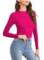 Women's Full Sleeve Top Round Neck Casual Tshirt - Image 3